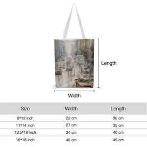 Snowy Day Shopping Bag (Canvas)