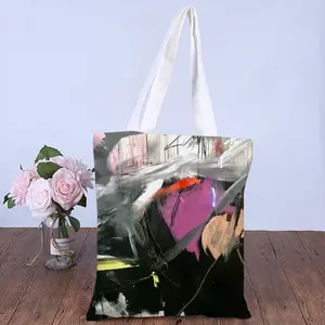 Black Rose Shopping Bag (Canvas)