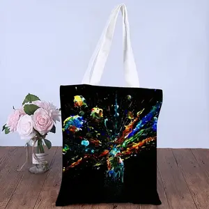 Dancing Cells K Shopping Bag (Canvas)