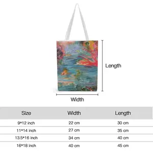 Alligator In Plastic River Shopping Bag (Canvas)