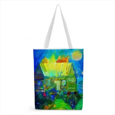 House On Fire Shopping Bag (Canvas)