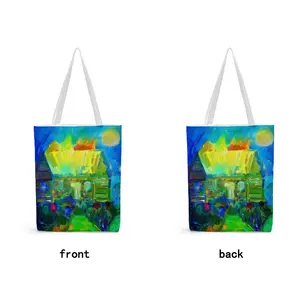 House On Fire Shopping Bag (Canvas)