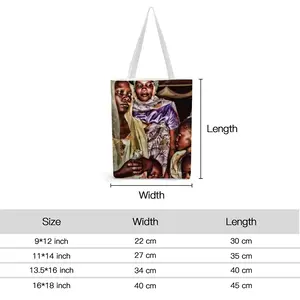 The Nubian Bride 6 Shopping Bag (Canvas)