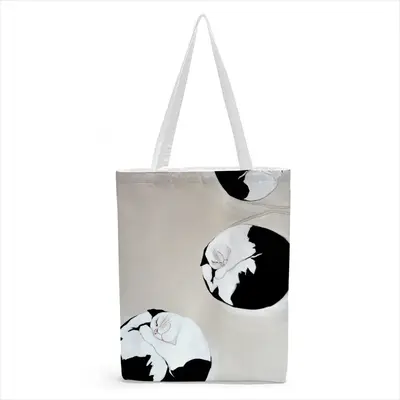 Cats Cosmos Shopping Bag (Canvas)