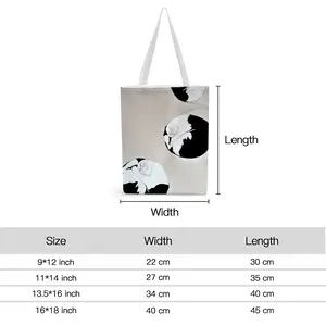 Cats Cosmos Shopping Bag (Canvas)