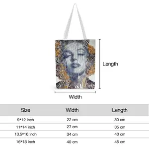 The Revealed Life Of Marylin Monroe Shopping Bag (Canvas)