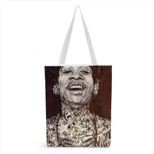 Wiz Khalifa Portrait Shopping Bag (Canvas)