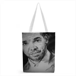 Aubrey Drake Graham Portrait Shopping Bag (Canvas)