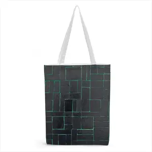 Black Green Shopping Bag (Canvas)