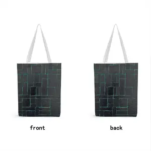 Black Green Shopping Bag (Canvas)