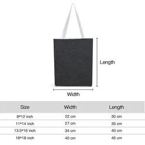 Black Ii Shopping Bag (Canvas)