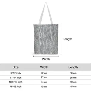 Black On White Iv Shopping Bag (Canvas)