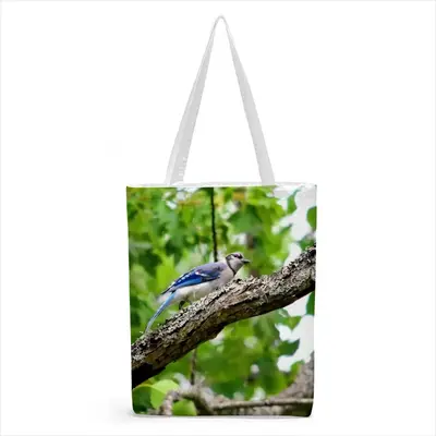 Blue Jay Show Off Shopping Bag (Canvas)