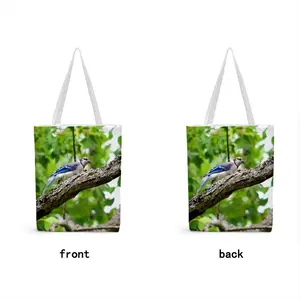 Blue Jay Show Off Shopping Bag (Canvas)