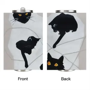 Cats With Thread Coke Can Mug