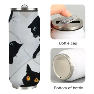 Cats With Thread Coke Can Mug