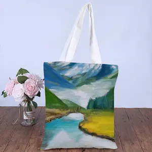 Beauty Of Lake Shopping Bag (Canvas)