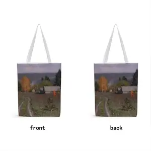 Autumn Village Nikolaevka Shopping Bag (Canvas)