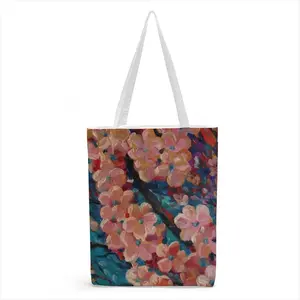 Apple Tree Blossom Shopping Bag (Canvas)