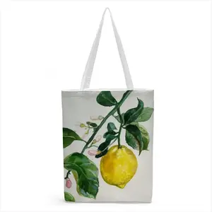 Lemon Branch Shopping Bag (Canvas)