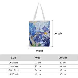 Irises Shopping Bag (Canvas)