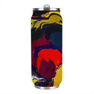 Running In Paint Coke Can Mug