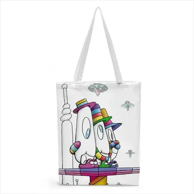 Cotton Candy In The Sky Shopping Bag (Canvas)