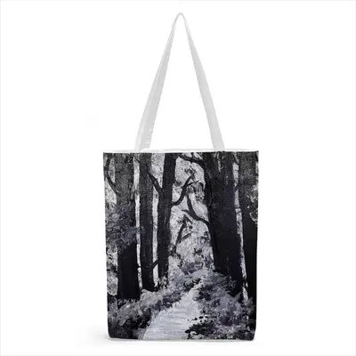 Pathway Through The Forest Shopping Bag (Canvas)