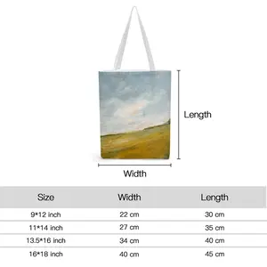 Sky Study 1 Shopping Bag (Canvas)