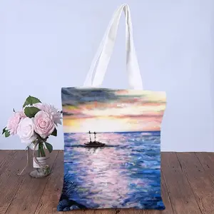 Jamaica Sunset Shopping Bag (Canvas)