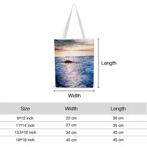 Jamaica Sunset Shopping Bag (Canvas)