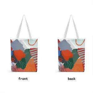 Modern Extra Large Orange Shopping Bag (Canvas)