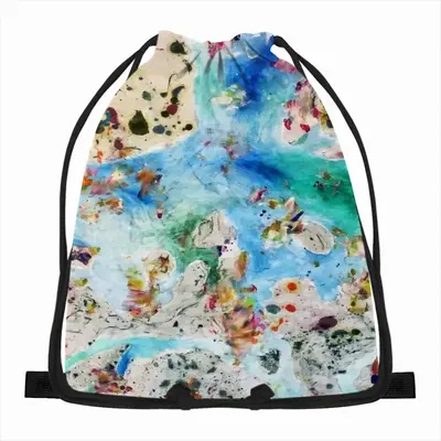 Islands #6 Drawstring Bag