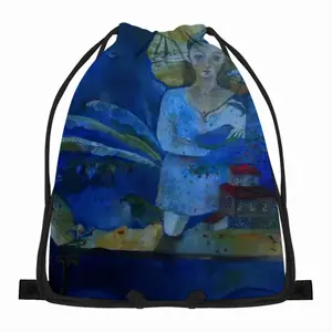 Diva Who Safe Dreams Drawstring Bag