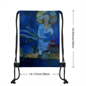 Diva Who Safe Dreams Drawstring Bag