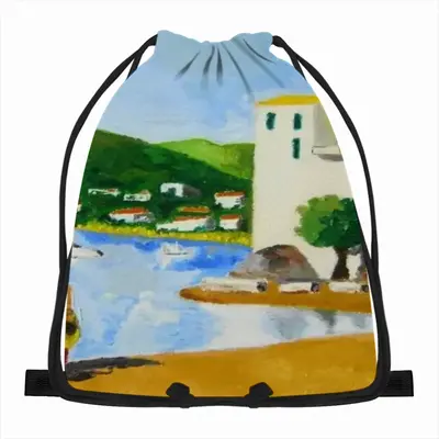 Cadaques (Spain) Drawstring Bag