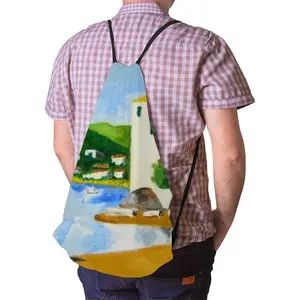 Cadaques (Spain) Drawstring Bag