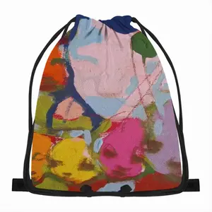 Indoor Mountain Drawstring Bag