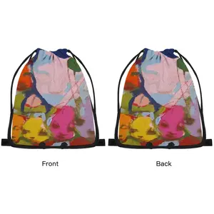 Indoor Mountain Drawstring Bag