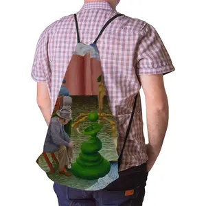 Along The Border Of Dream Drawstring Bag