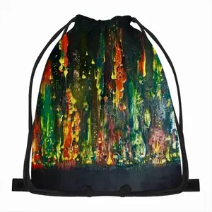 Dancing Cells H Drawstring Bag