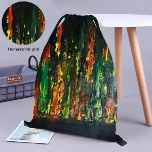 Dancing Cells H Drawstring Bag