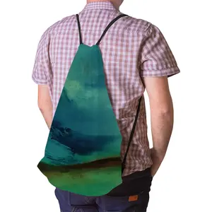 Where Is The World Going ? Drawstring Bag