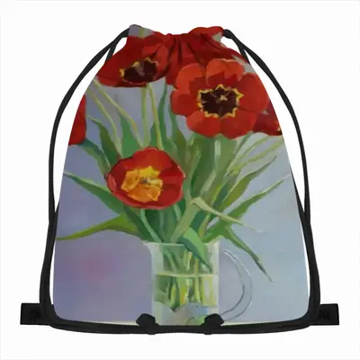 Tulips Drawstring Bag