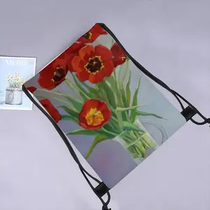 Tulips Drawstring Bag