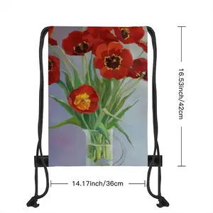 Tulips Drawstring Bag