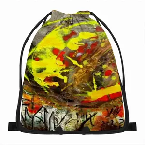 Forest Sunrise Drawstring Bag