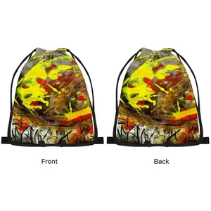 Forest Sunrise Drawstring Bag