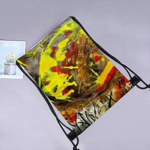 Forest Sunrise Drawstring Bag