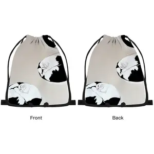 Cats Cosmos Drawstring Bag